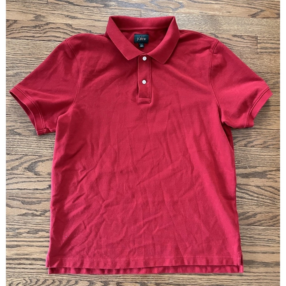 J. Crew Factory Red Men's Polo Shirt